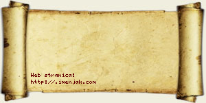 Jana Runjanin vizit kartica